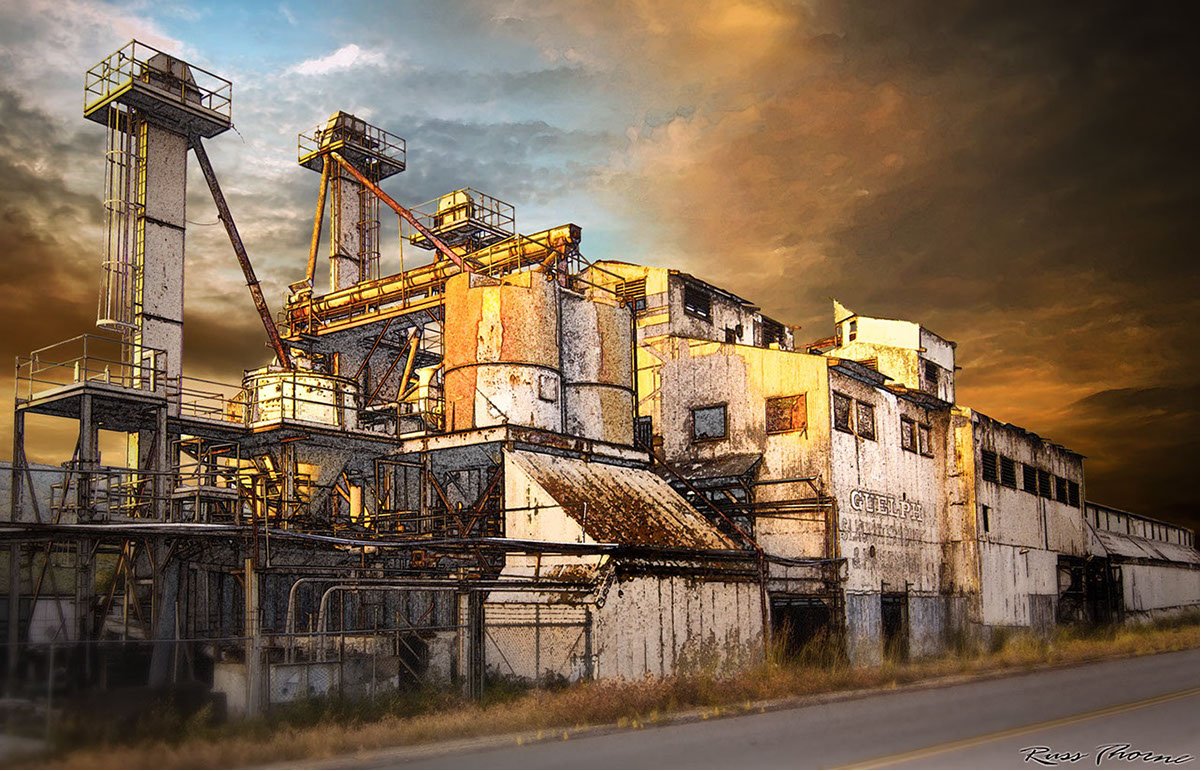 A fertilizer mill located near Edison, California. It is my understanding it closed for safety reasons.  Russ Thorne
