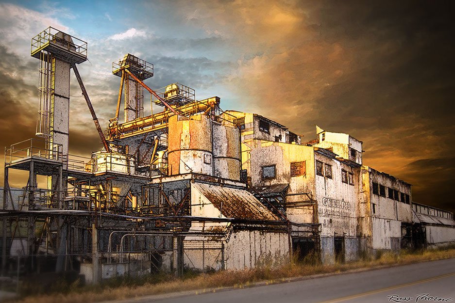 A fertilizer mill located near Edison, California. It is my understanding it closed for safety reasons.  Russ Thorne