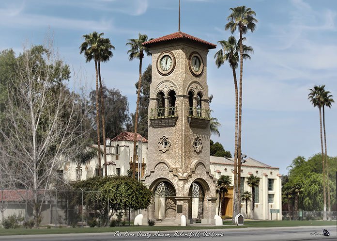 The wonderful Kern County Museum, located on Chester Avenue In Bakersfield, California. 
