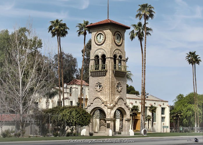 The wonderful Kern County Museum, located on Chester Avenue In Bakersfield, California. 
