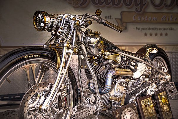 Custom Harley Davidson with many show awards