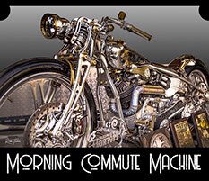 Custom brass Harley Davidsom