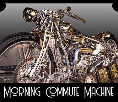 Custom brass Harley Davidsom