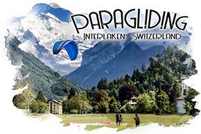 Paragliding in Interlaken, Switzerland 
