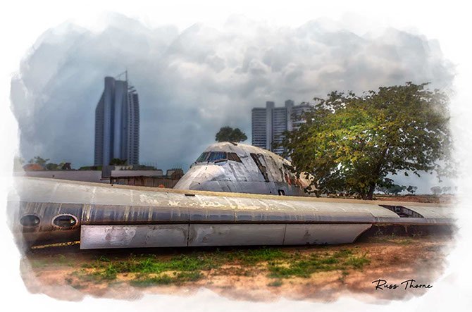 Jawbome Canyon Service station near Mojave, California
