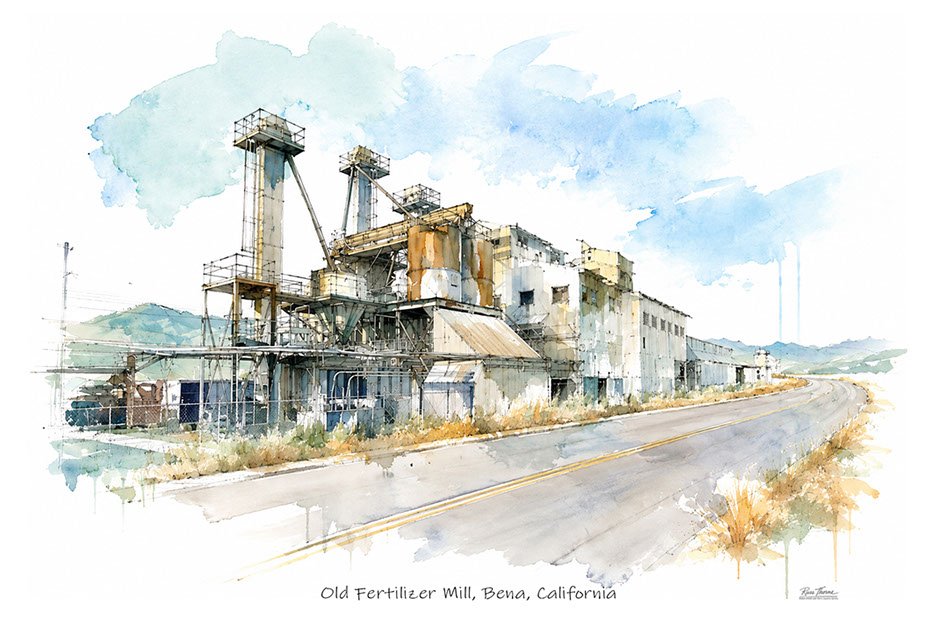 Popejoy barn and the SS-Minnow highway 58 Tehachapi, Californa. Russ Thorne