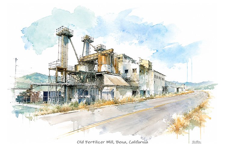 Popejoy barn and the SS-Minnow highway 58 Tehachapi, Californa. Russ Thorne