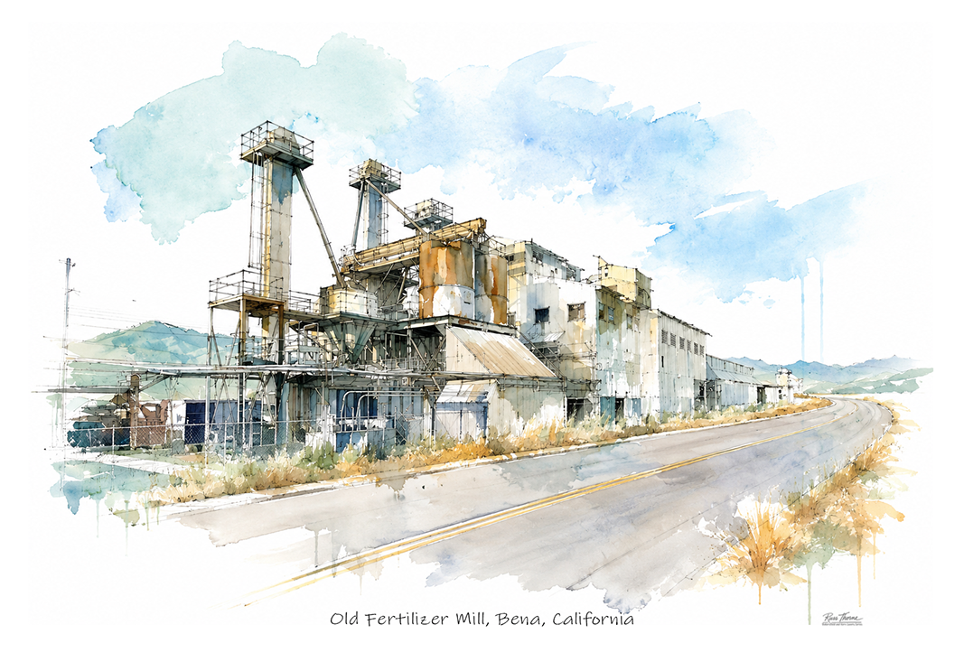 Popejoy barn and the SS-Minnow highway 58 Tehachapi, Californa. Russ Thorne